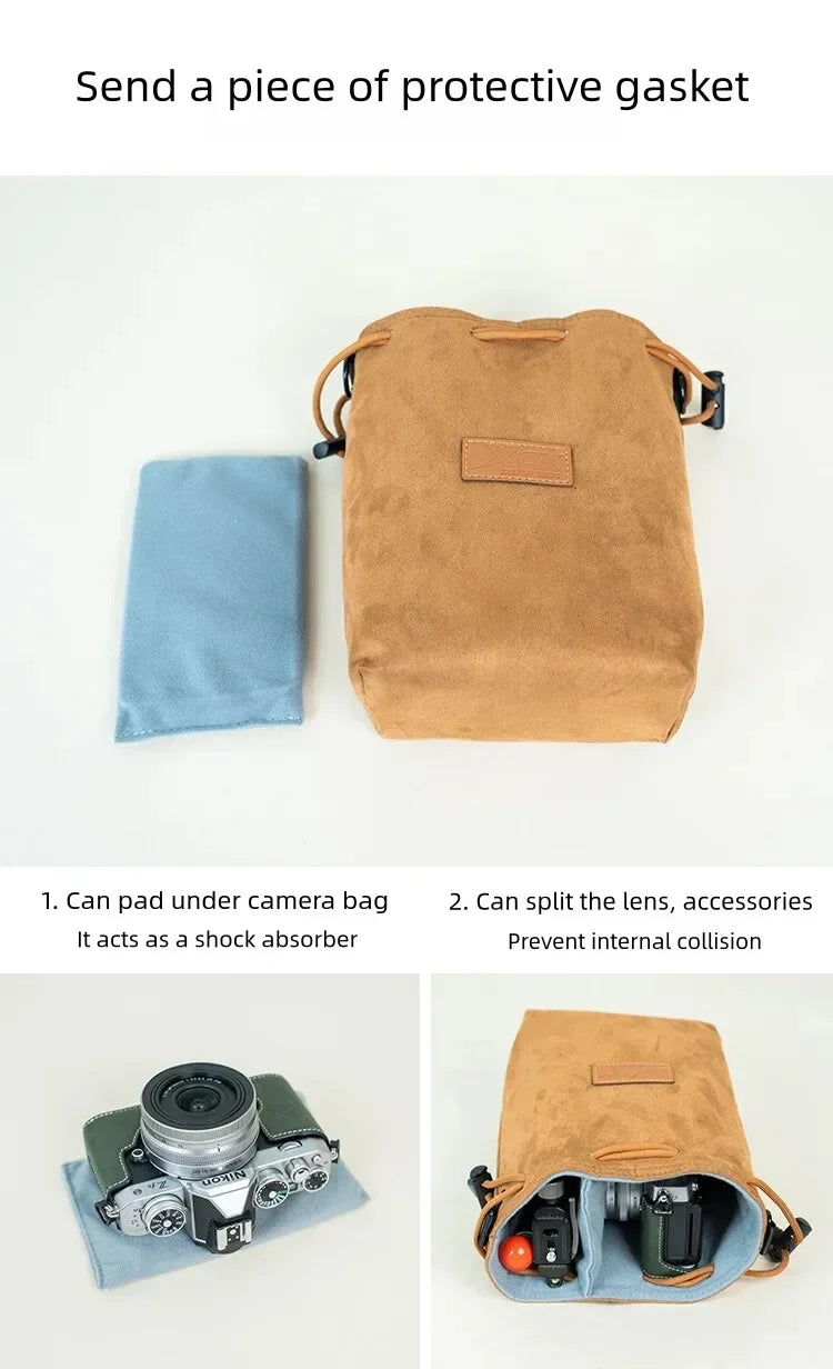 Mini Travel DSLR Camera Bag for Canon Nikon Sony Pentax Fujifilm