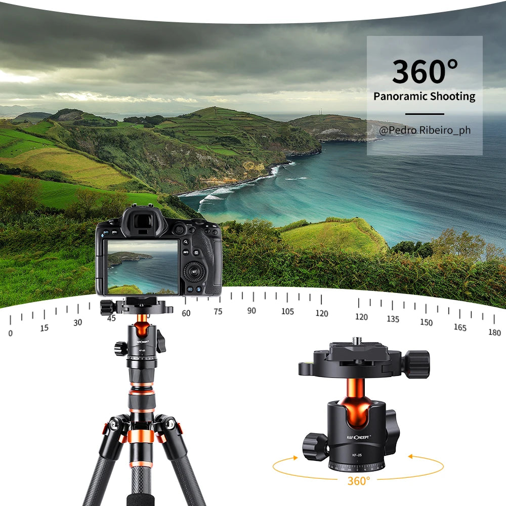 K&F Concept Carbon Fiber DSLR Camera Tripod