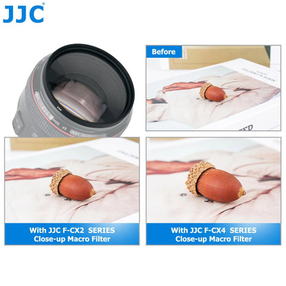 JJC Macro Close Up Lens Filter Kit with Filter Pouch