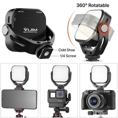 Adjustable 360 LED Light Video DSLR Camera