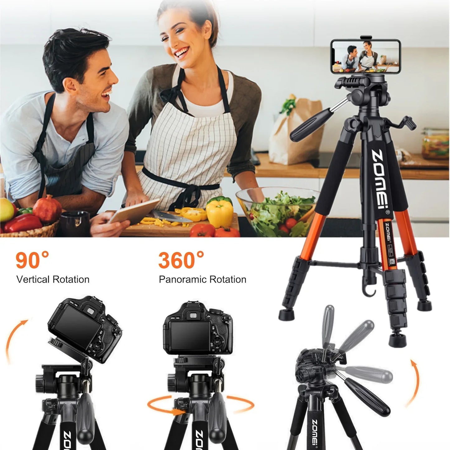 Zomei Tripod Stand for Professional Camera