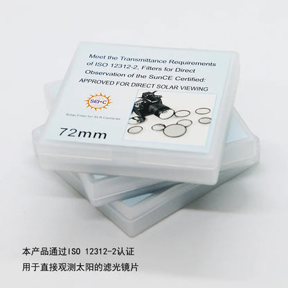 Solar Film Camera Lens UV Mirror Filter