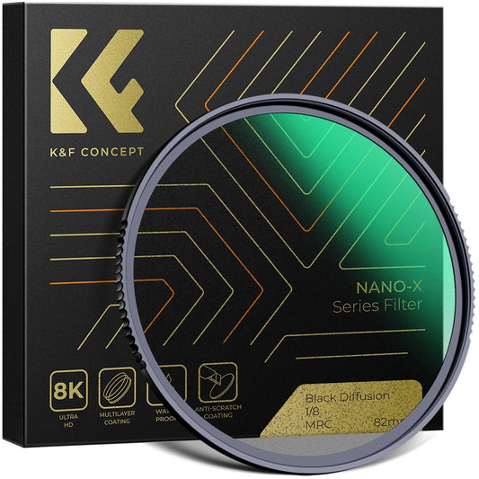 K&F Concept Black Mist Diffusion 1/4 1/8 Camera Lens Filter