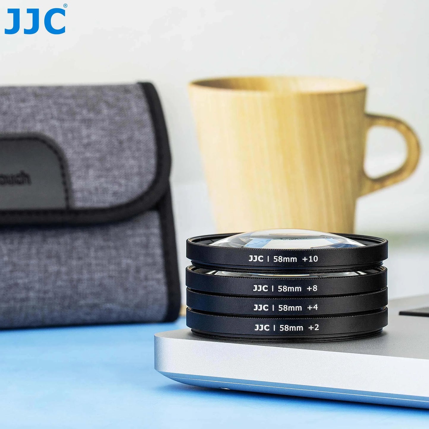 JJC Macro Close Up Lens Filter Kit with Filter Pouch