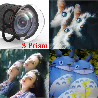 Swirl Prism Special Effects Lens Filter for DSLR Camera Smartphone