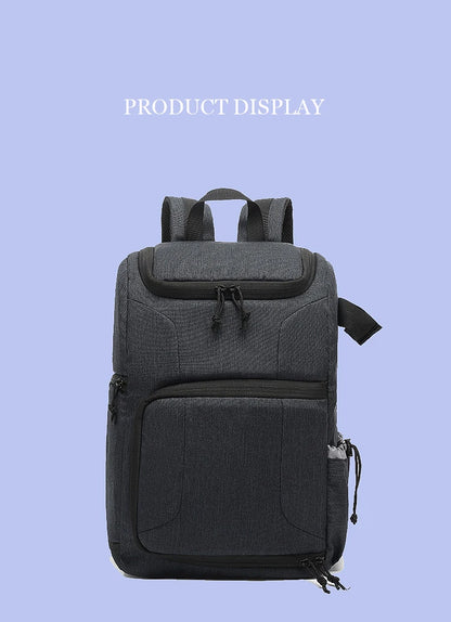 Travel Portable Backpack For DSLR Camera Canon Nikon Sony Lens Laptop