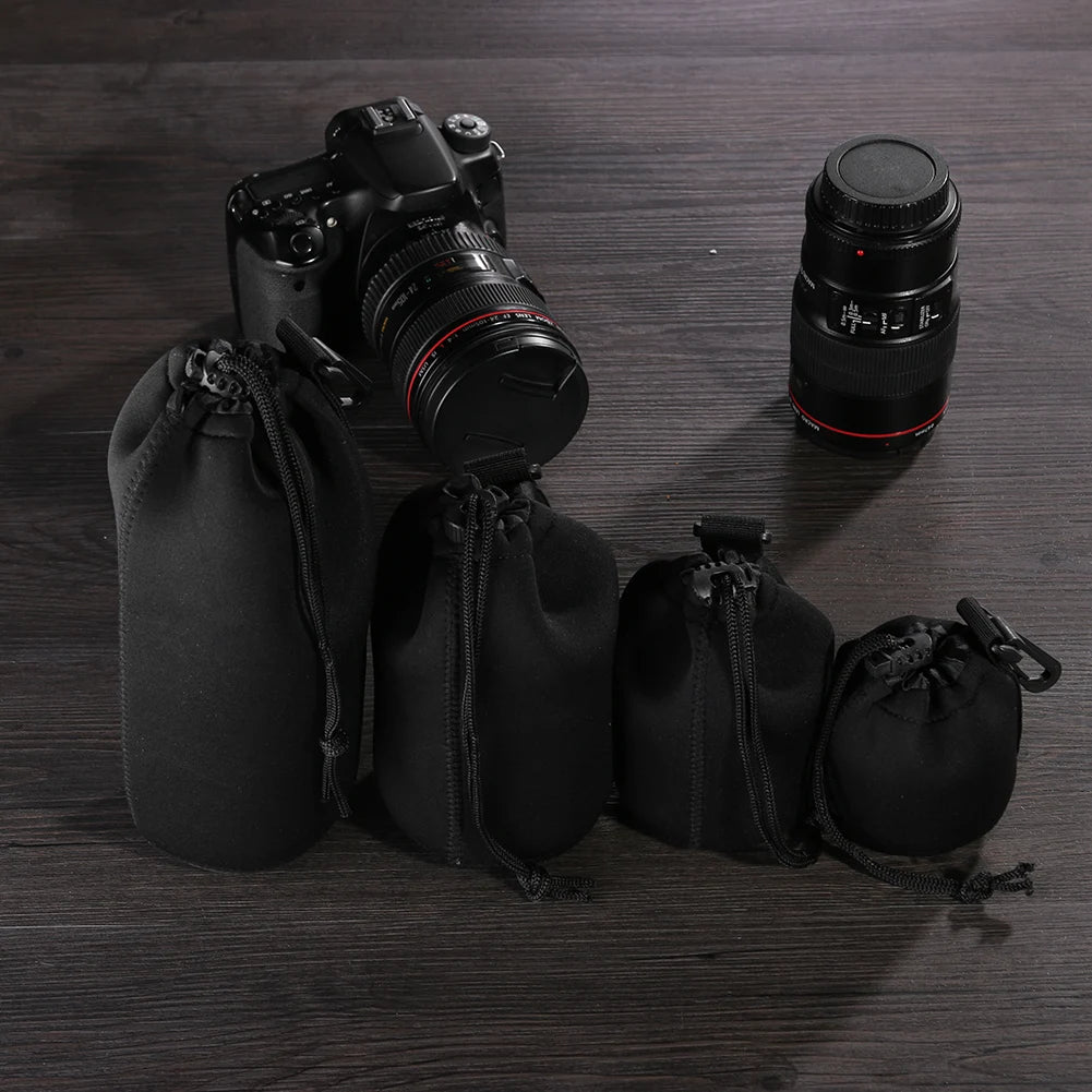 Camera Lens Waterproof Soft Pouch Bag