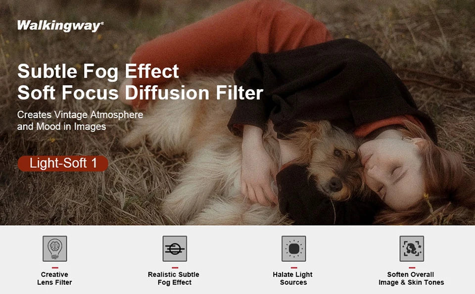 Soft Focus Filter Mist Pro Camera Lens Filter Diffusion Dream Effect