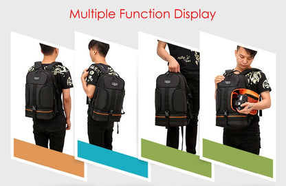 Professional Camera Large Backpack Bag Tripod Holder