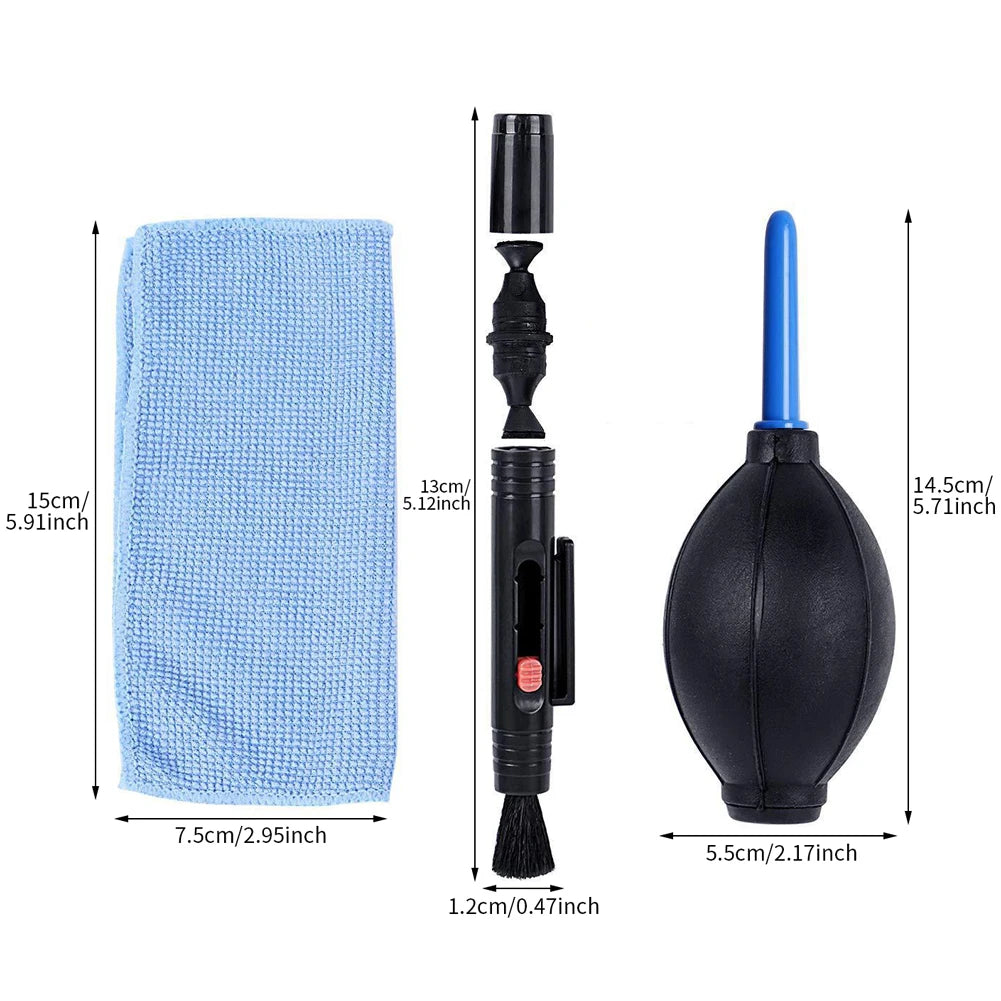 Dust Removal Camera Lens Cleaning Kit 3 PCS