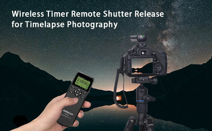 Wireless WTR-2 Timelapse Intervalometer Camera Remote Control