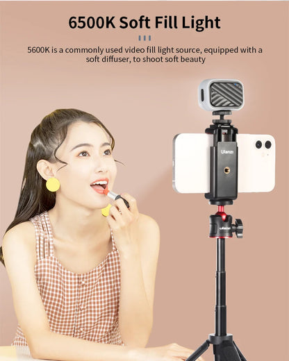 Mini LED Video Light Rechargeable for Camera