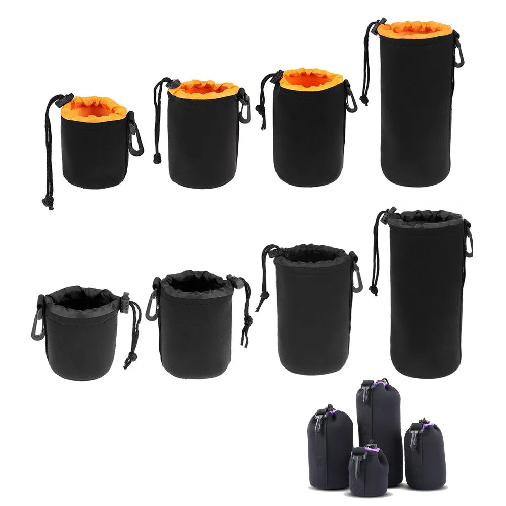 Camera Lens Waterproof Soft Pouch Bag