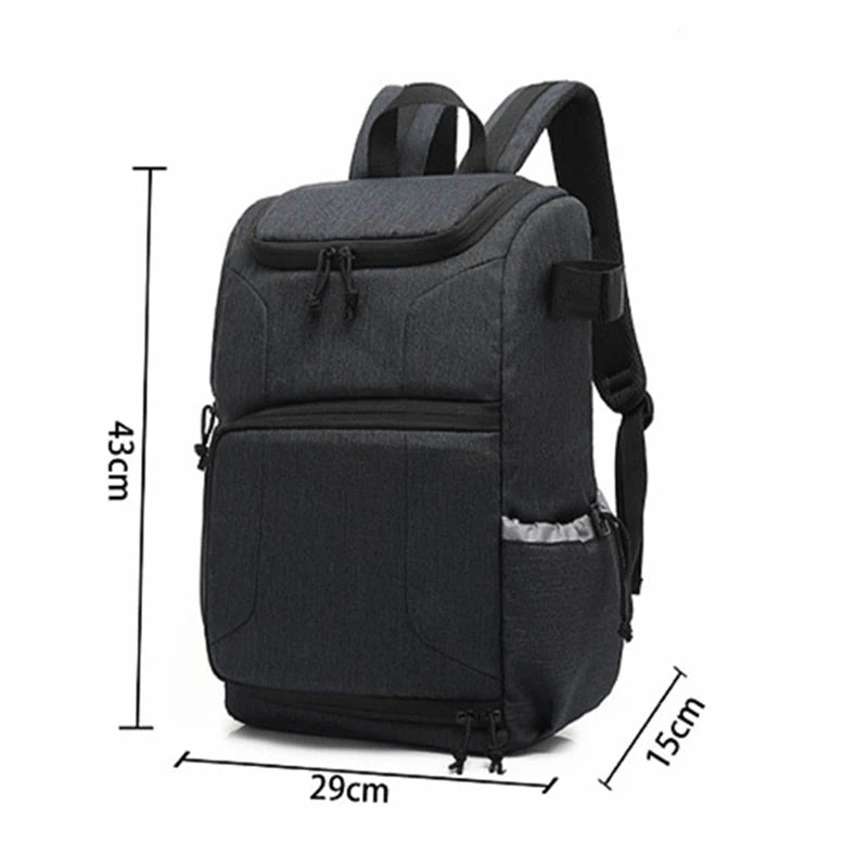 Travel Portable Backpack For DSLR Camera Canon Nikon Sony Lens Laptop