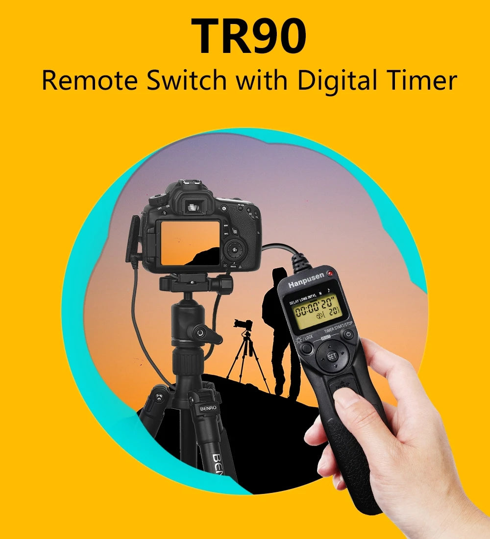 DSLR Camera Intervalometer Remote Shutter Release Controller