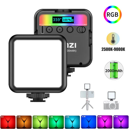 Full Color RGB LED Camera Video Light