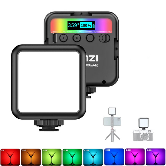 Full Color RGB LED Camera Video Light