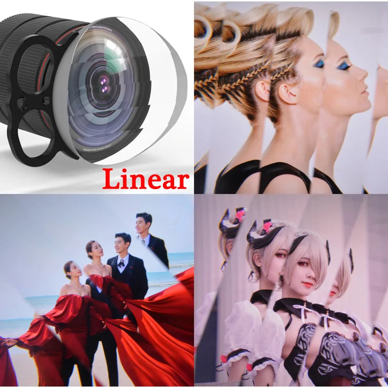 Swirl Prism Special Effects Lens Filter for DSLR Camera Smartphone