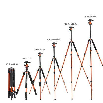 Zomei Q555 Professional Aluminum Video Camera Travel Tripod 360 Ball Head