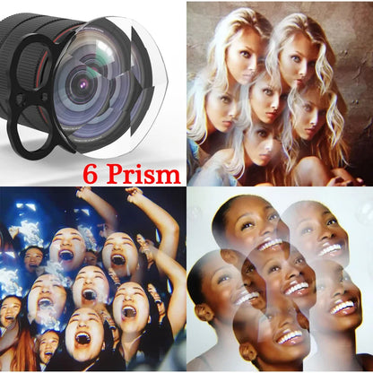 Swirl Prism Special Effects Lens Filter for DSLR Camera Smartphone