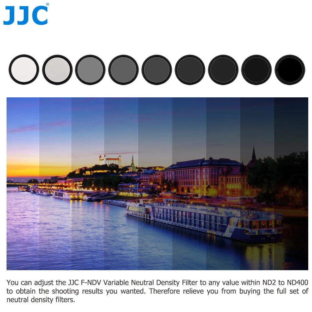 JJC Variable ND Adjustable Lens Filter ND2-ND400