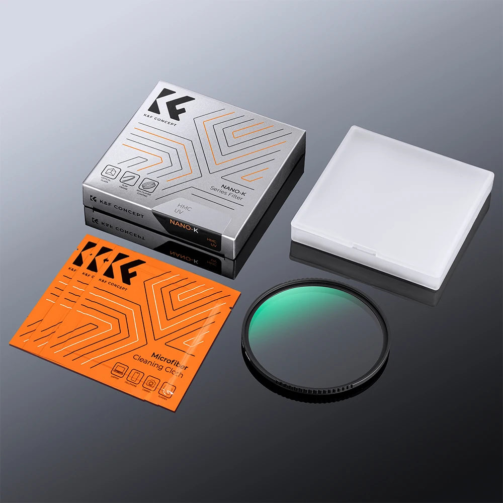 K&F Concept UV Filter Lens MC Ultra Slim Optic with Multi Coated Protection