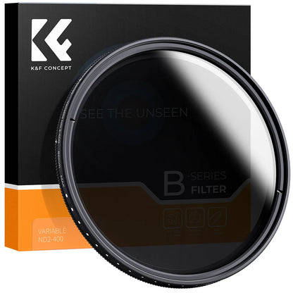 K&F CONCEPT ND2-ND400 Neutral Density Adjustable Fader Lens Filter