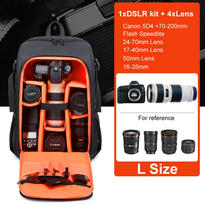 Big Capacity Photography DSLR Camera Backpack Bag