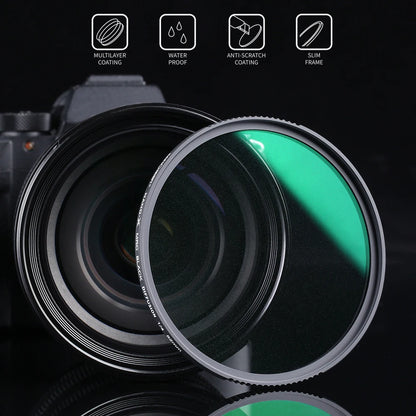 K&F Concept Black Mist Diffusion 1/4 1/8 Camera Lens Filter