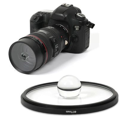 DSLR Camera Prism Crystal Glass Lens Filter 77mm