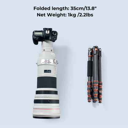 K&F Concept Carbon Fiber DSLR Camera Tripod