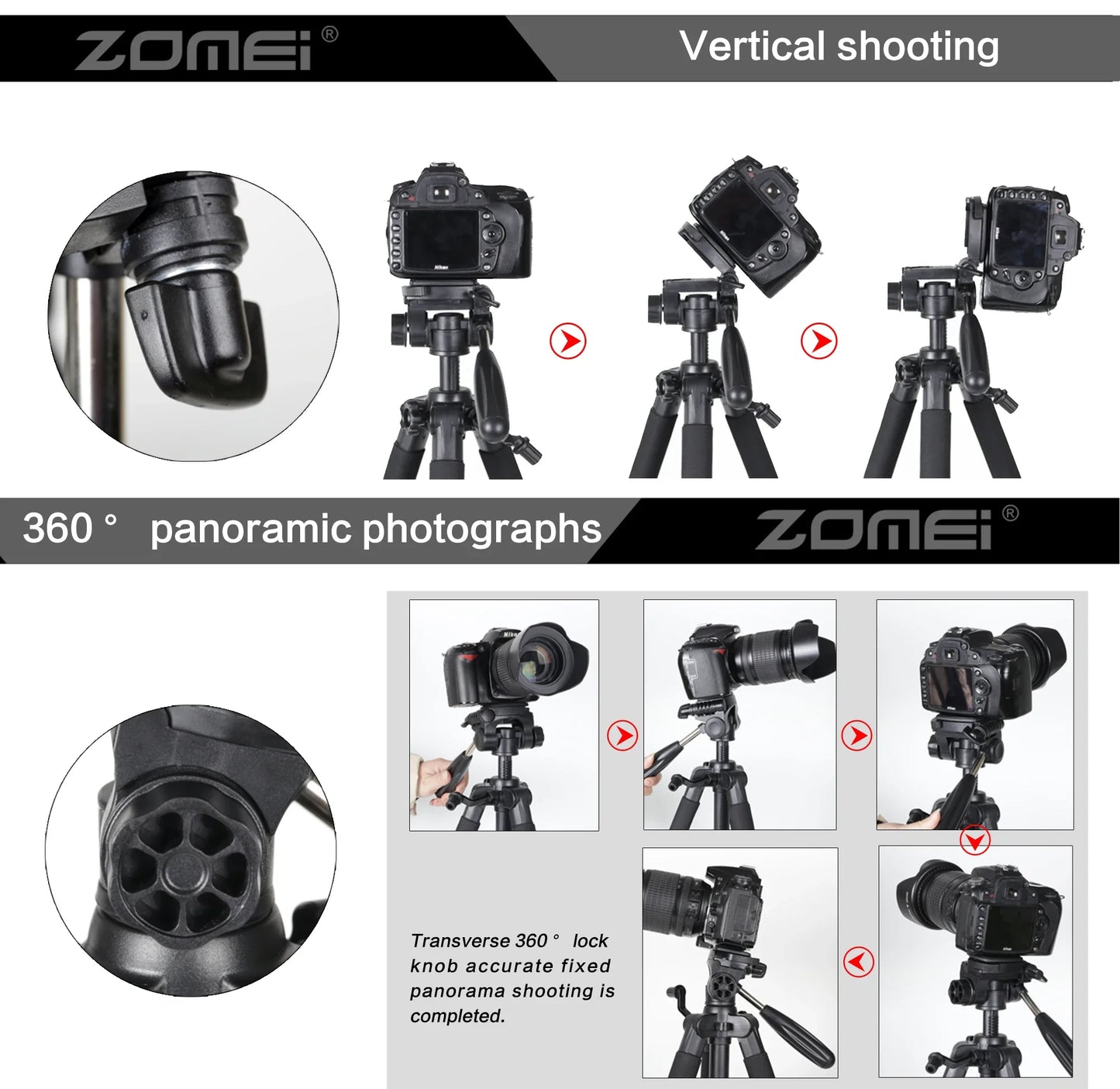 Zomei Tripod Stand for Professional Camera