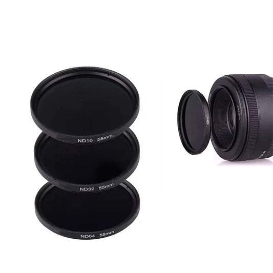 ND Lens Filter ND2 ND4 ND8 ND16 ND32 ND64 Canon Nikon Sony Camera