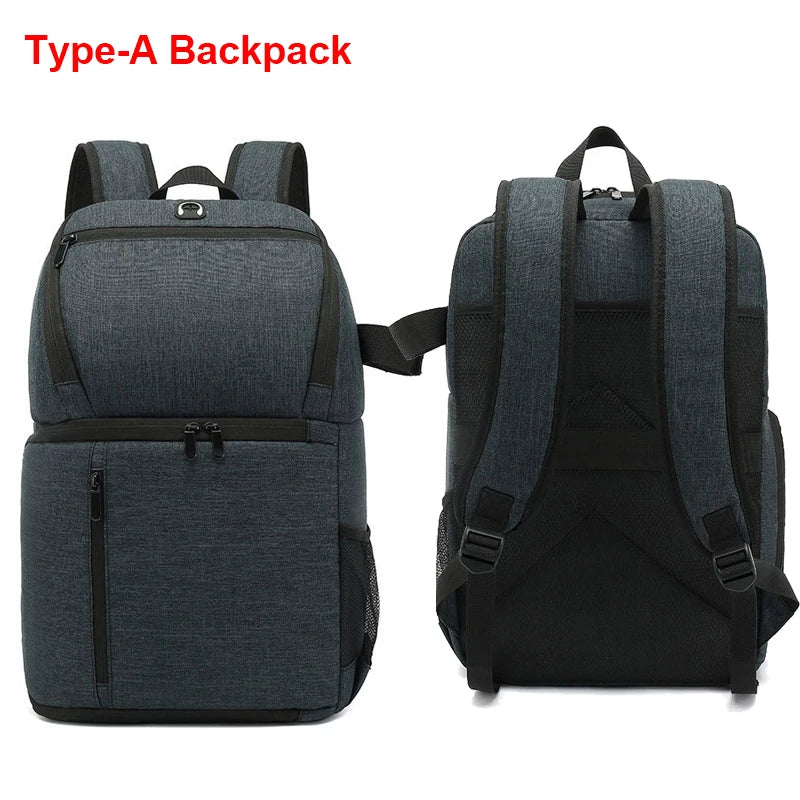 Waterproof DSLR Camera Bag Backpack With Charging Earphone Hole