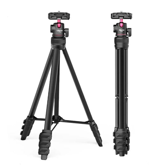 Portable Aluminum Tripod with Rotating Ballhead for Phone Camera Vlog